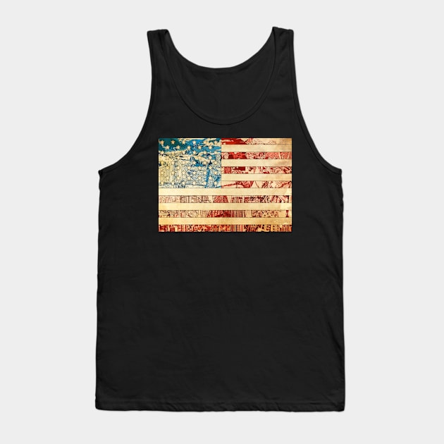 usa flag Tank Top by BekimART